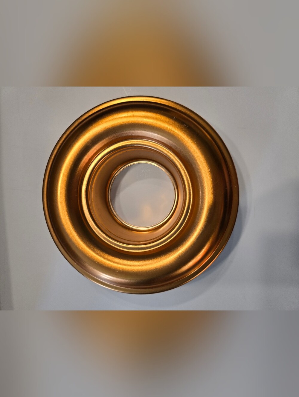 Vintage Copper-Colored Savarin Ring Cake Mold